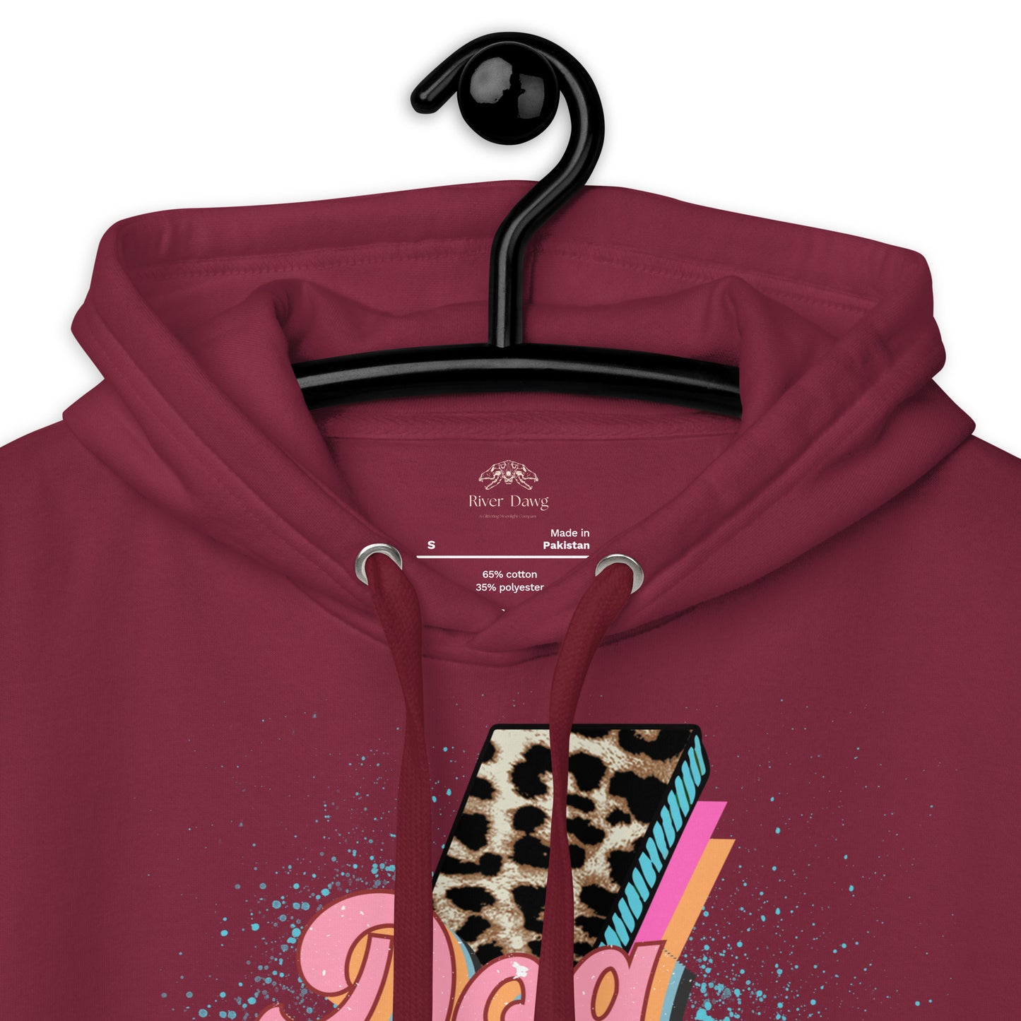 Dog Momma Leopard Lighting Bolt Unisex Hoodie