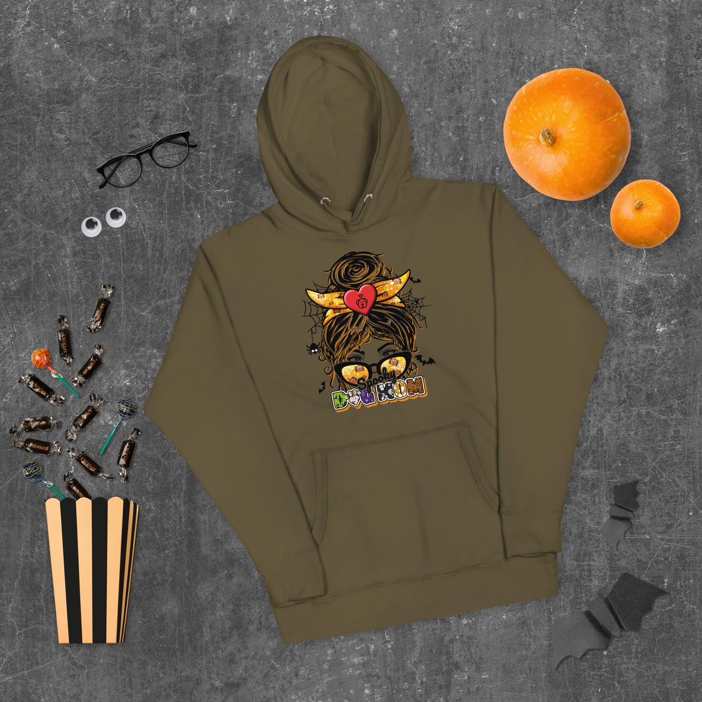 Spooky Dog Mom Unisex Hoodie
