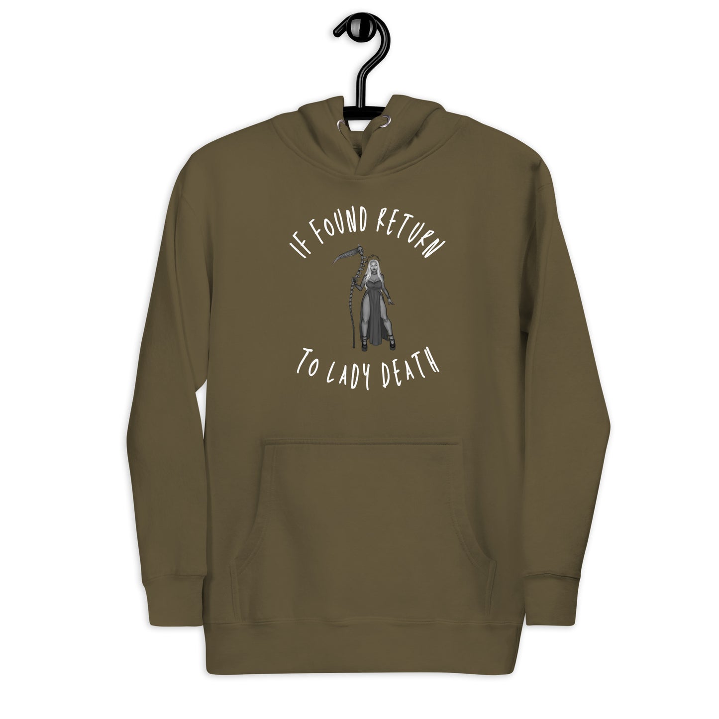 If Found Return to Lady Death Unisex Hoodie