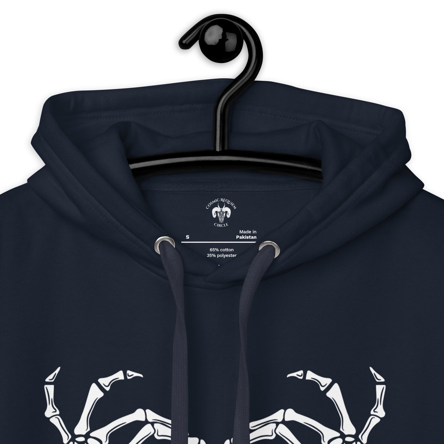 Hey Death Skeleton Heart Hands Unisex Hoodie