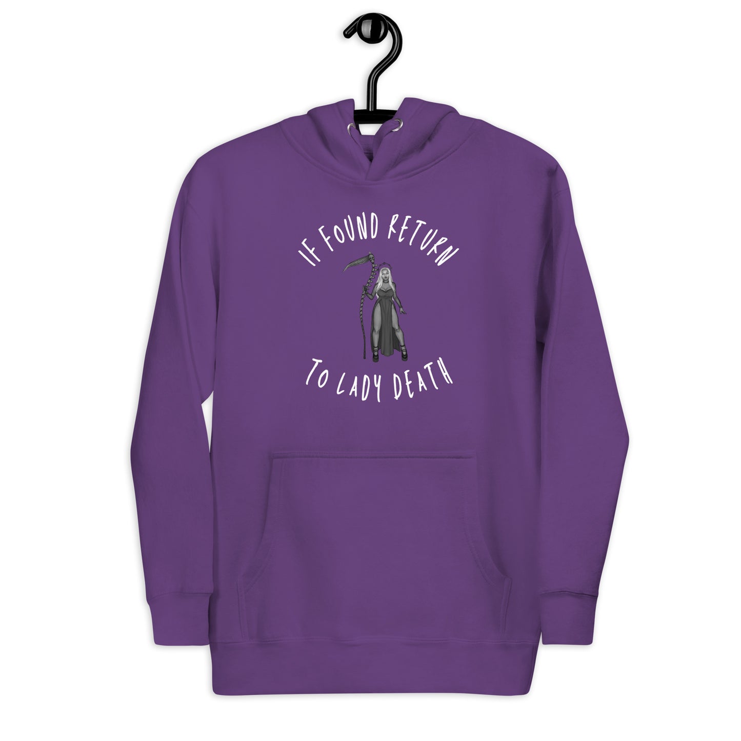 If Found Return to Lady Death Unisex Hoodie