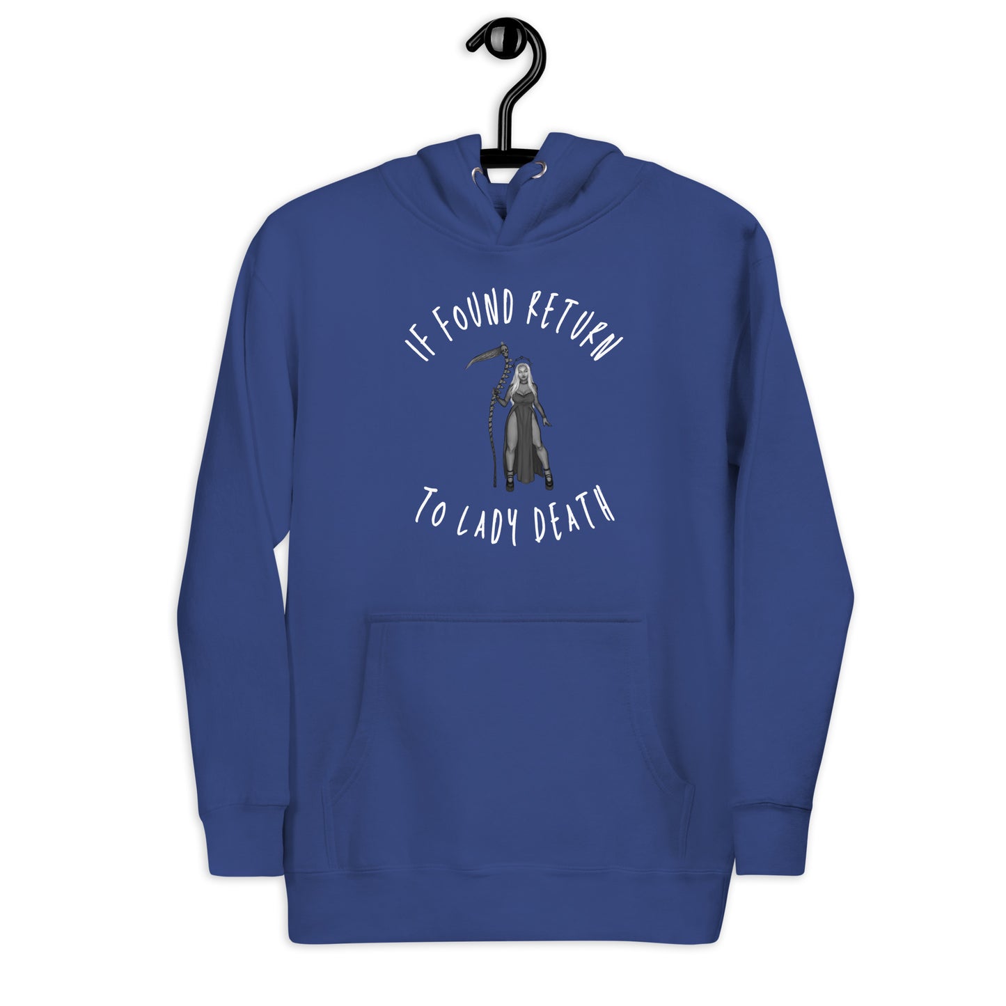 If Found Return to Lady Death Unisex Hoodie