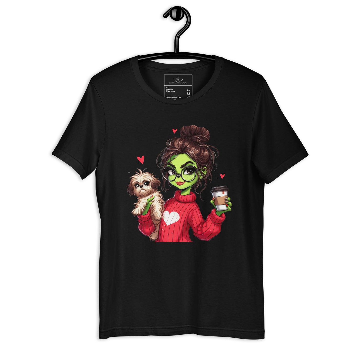 Grinc Woman & Dog Unisex t-shirt