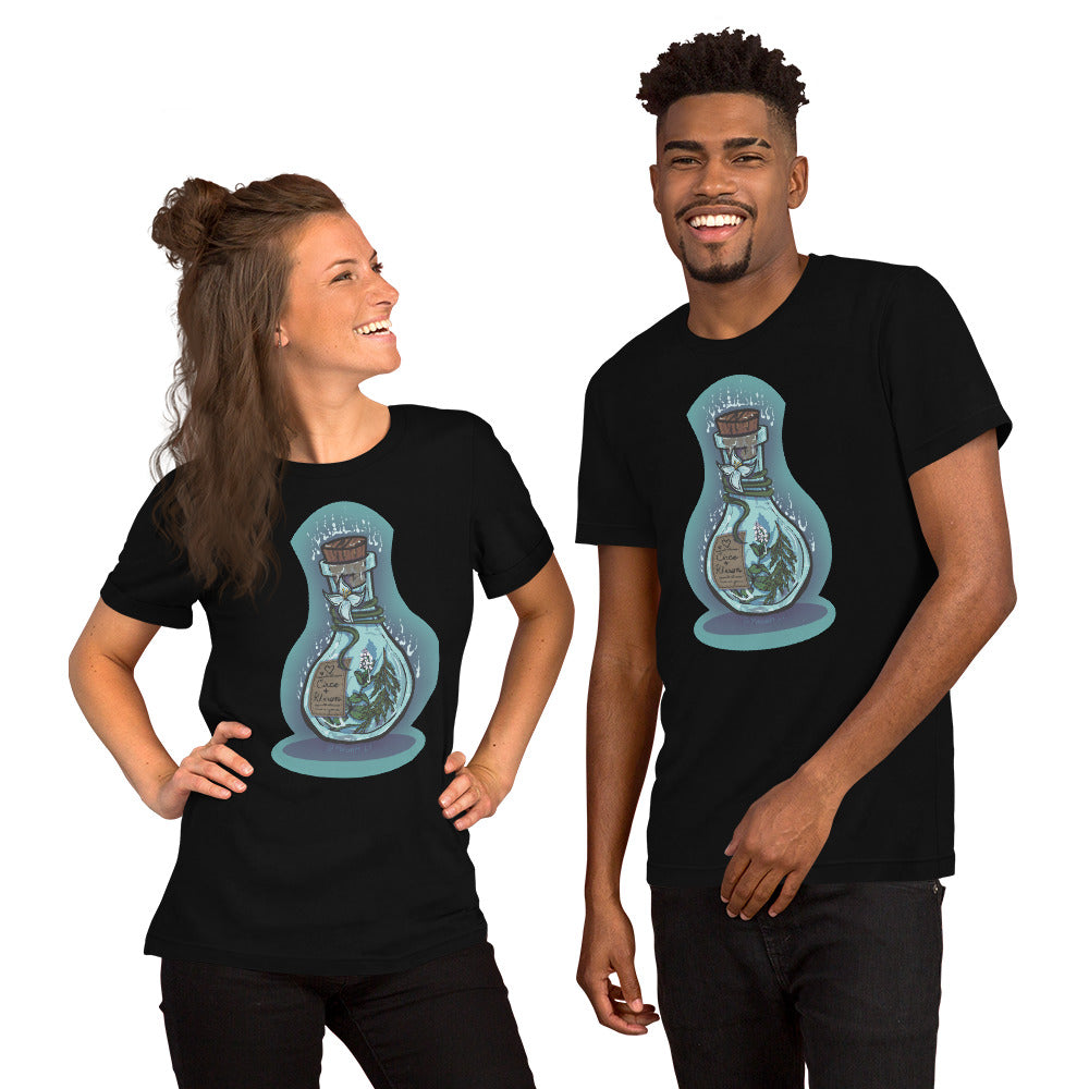 Whispers Across the Styx Potion Bottle T-Shirt by Madam__lj
