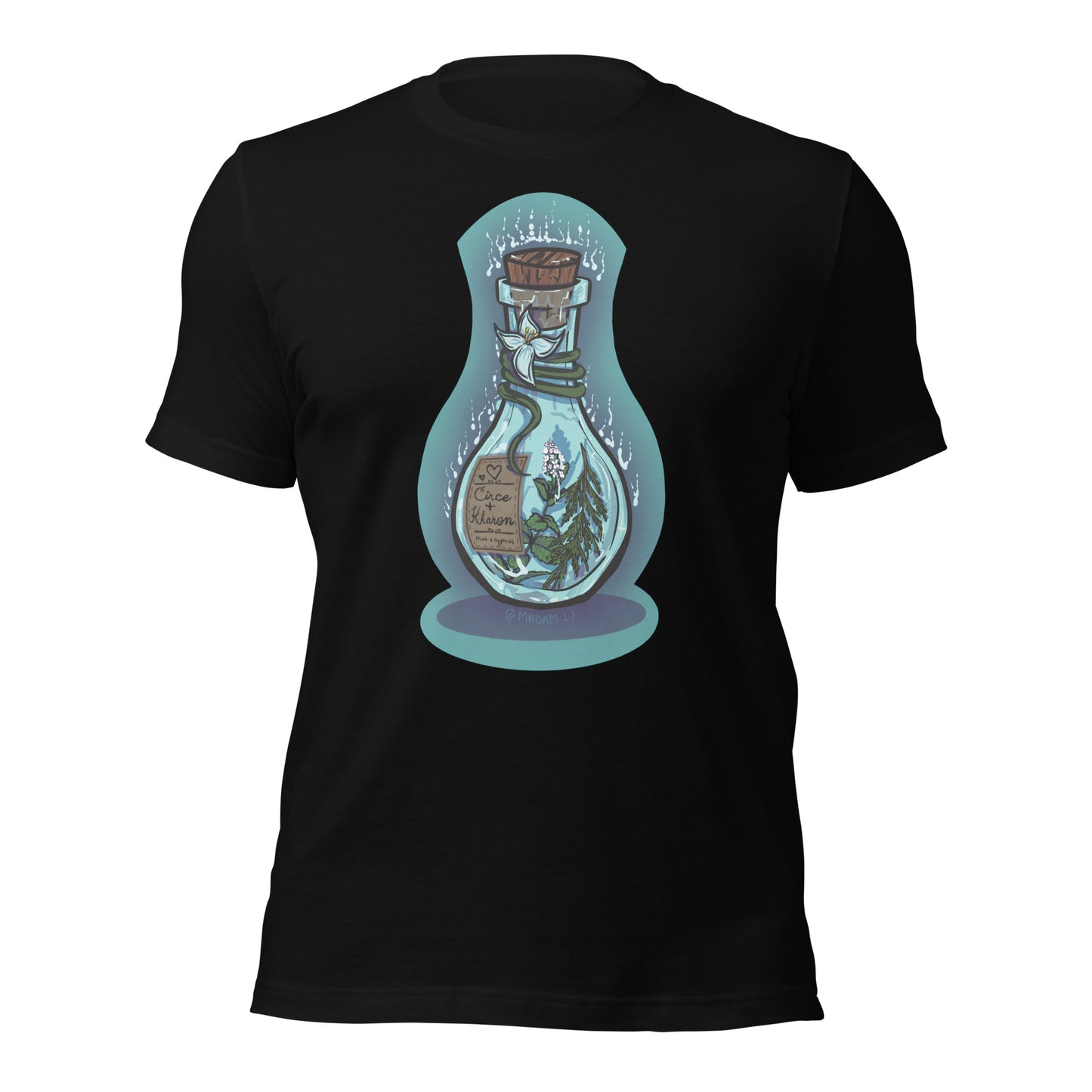 Whispers Across the Styx Potion Bottle T-Shirt by Madam__lj