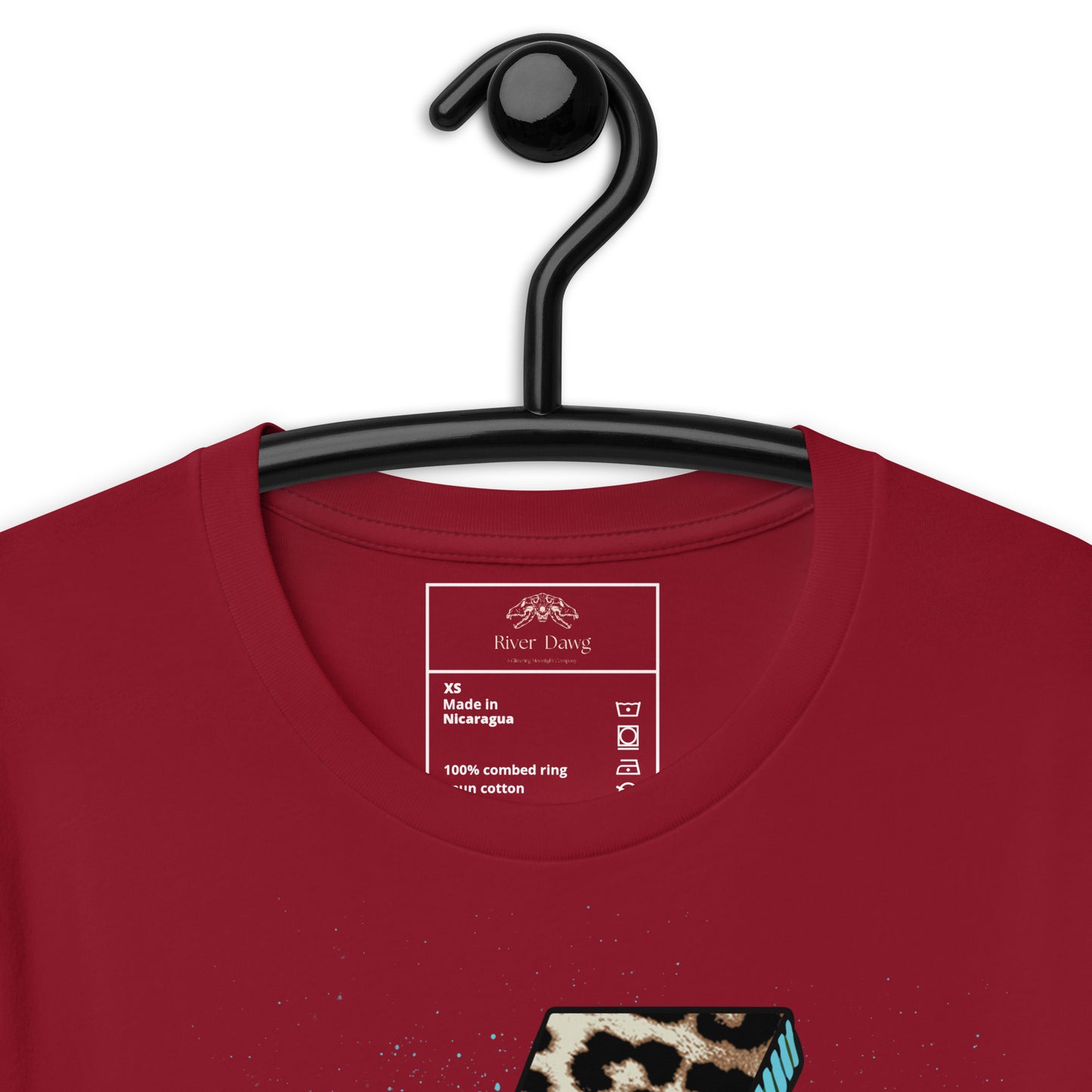 Dog Momma Leopard Lighting Bolt Unisex t-shirt