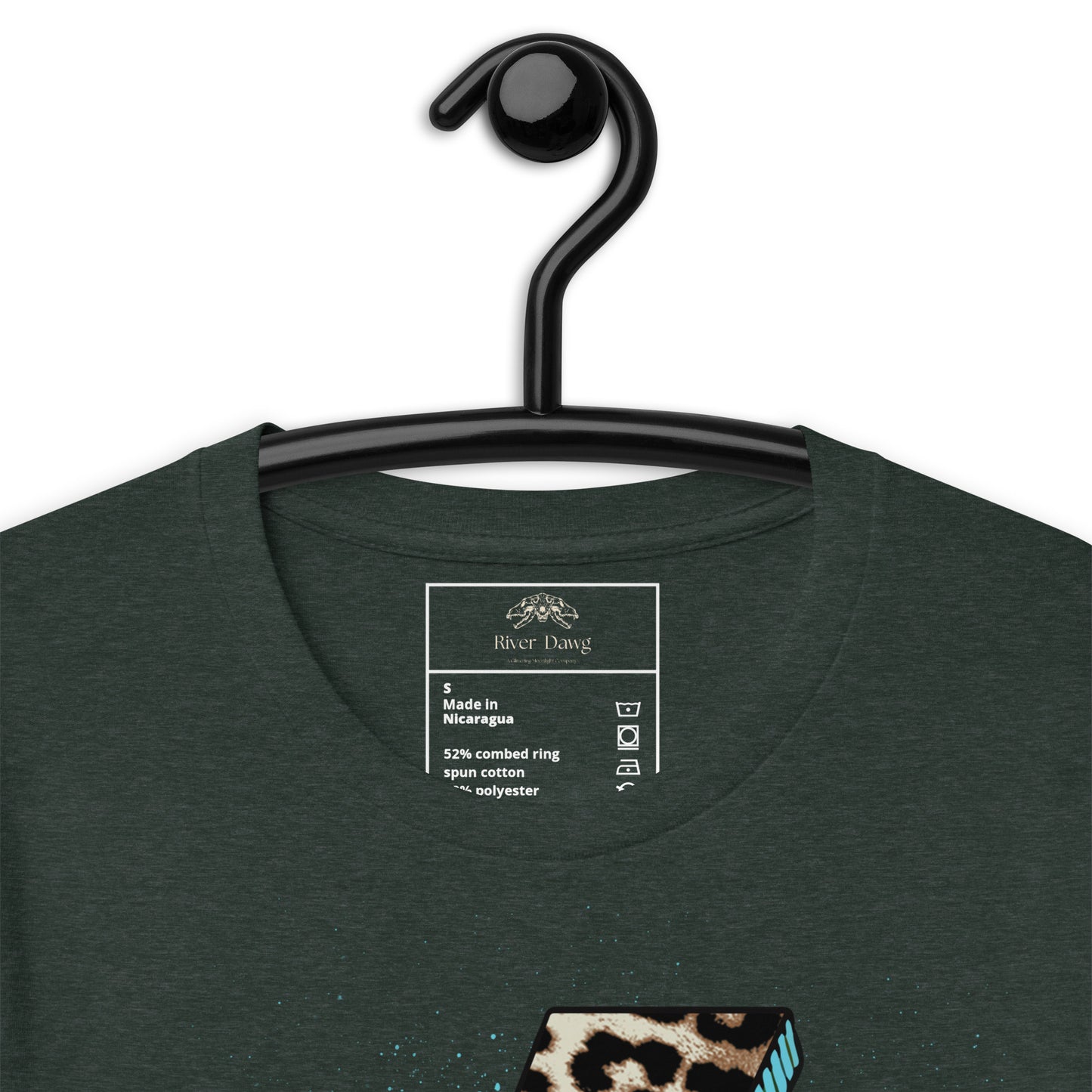 Dog Momma Leopard Lighting Bolt Unisex t-shirt