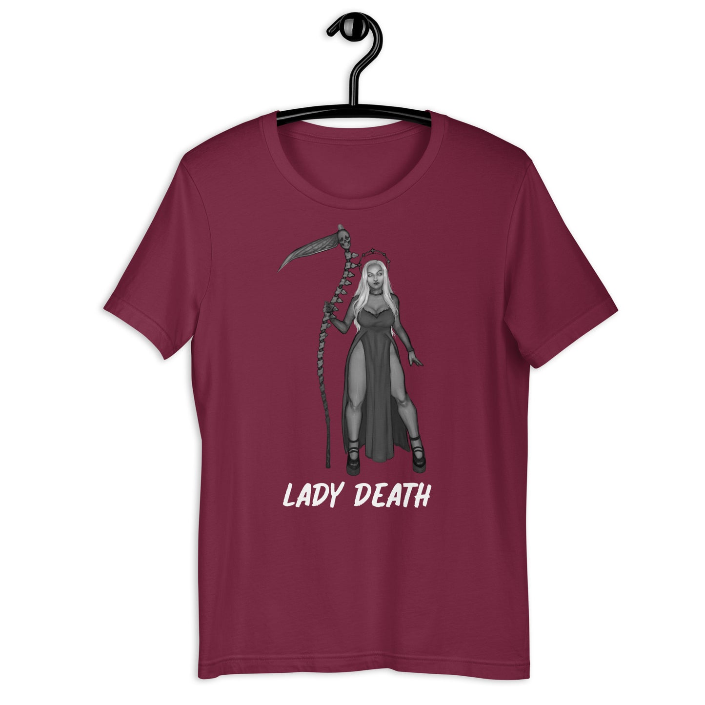 Lady Death Cosmic Requiem Circle Unisex t-shirt