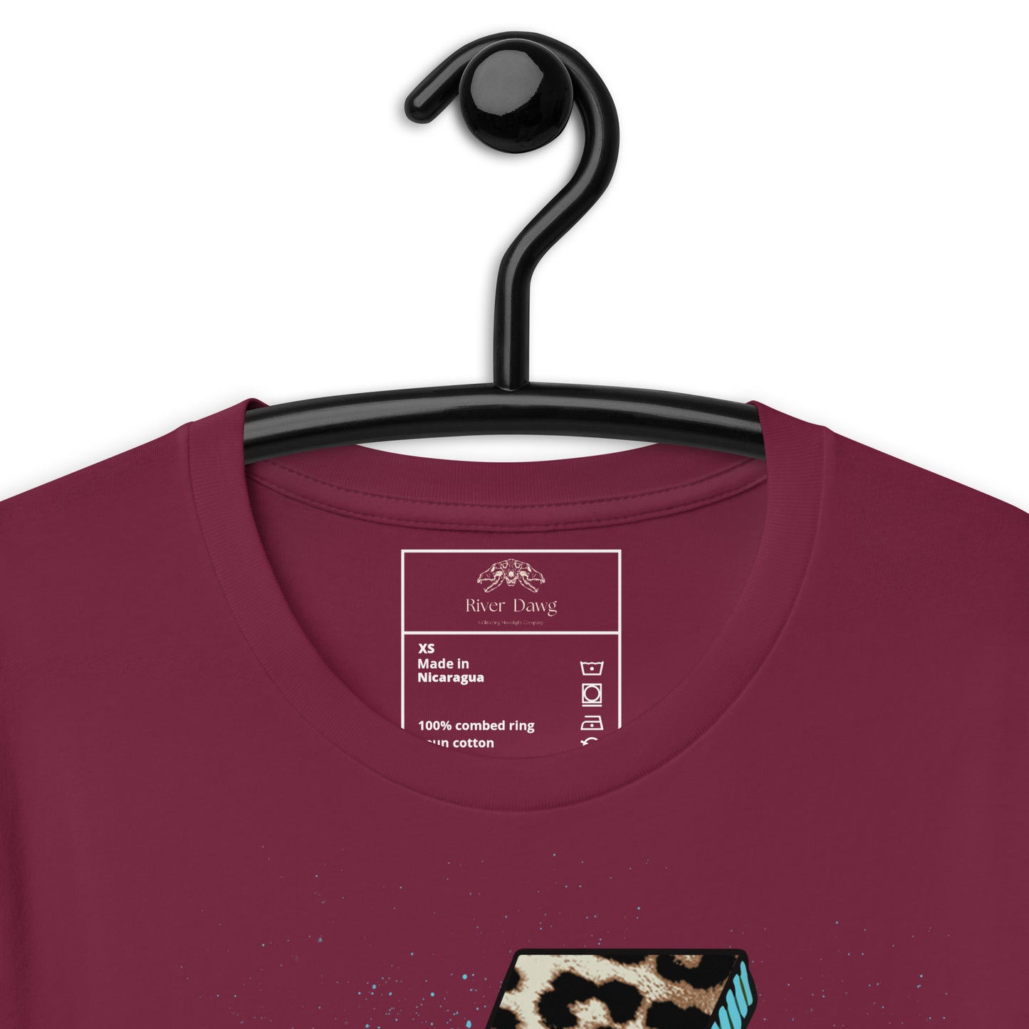 Dog Momma Leopard Lighting Bolt Unisex t-shirt