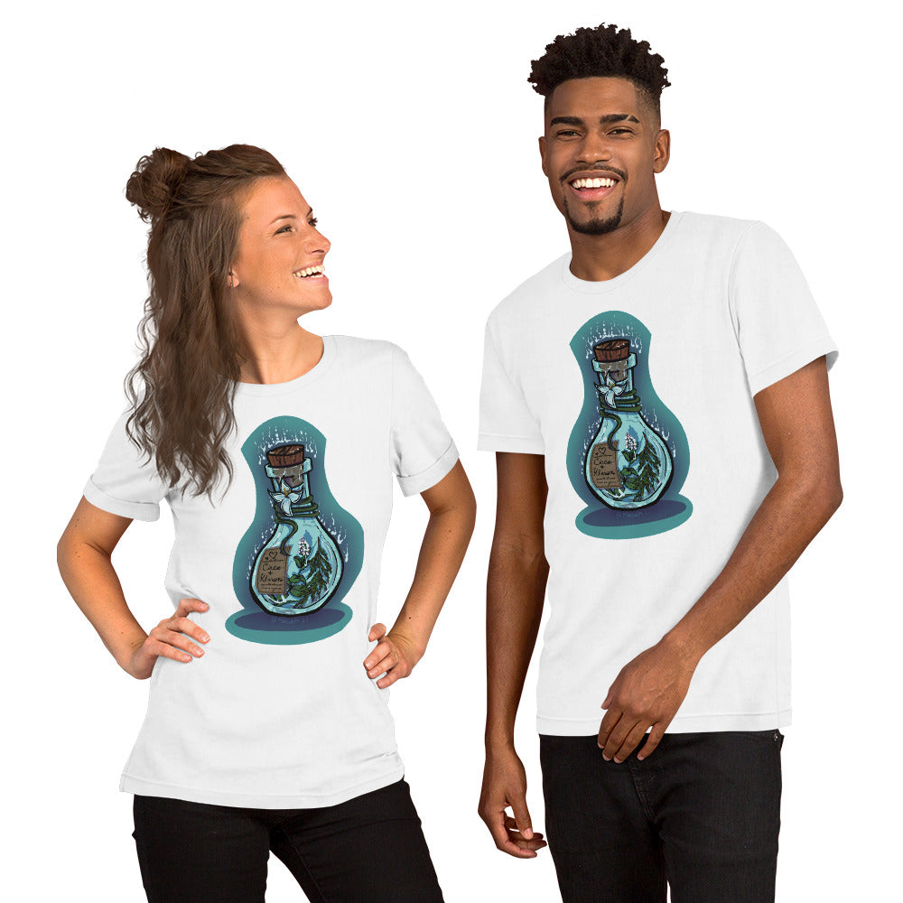 Whispers Across the Styx Potion Bottle T-Shirt by Madam__lj