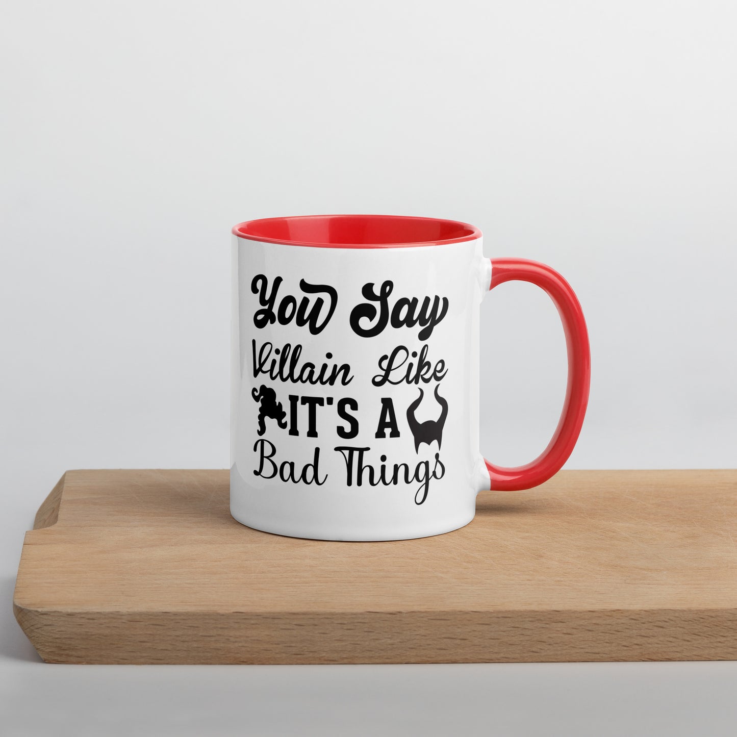 Chillin Villain Mug with Color Inside