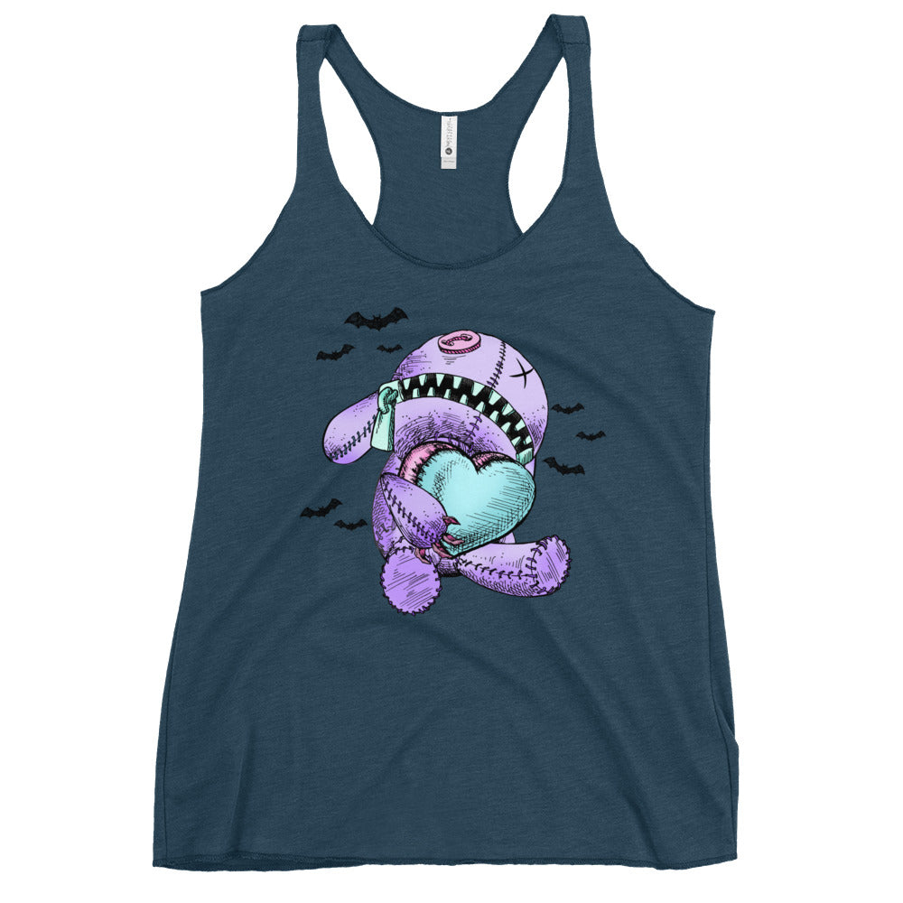 Pastel Goth Teddy Bunny Women's Racerback Tank