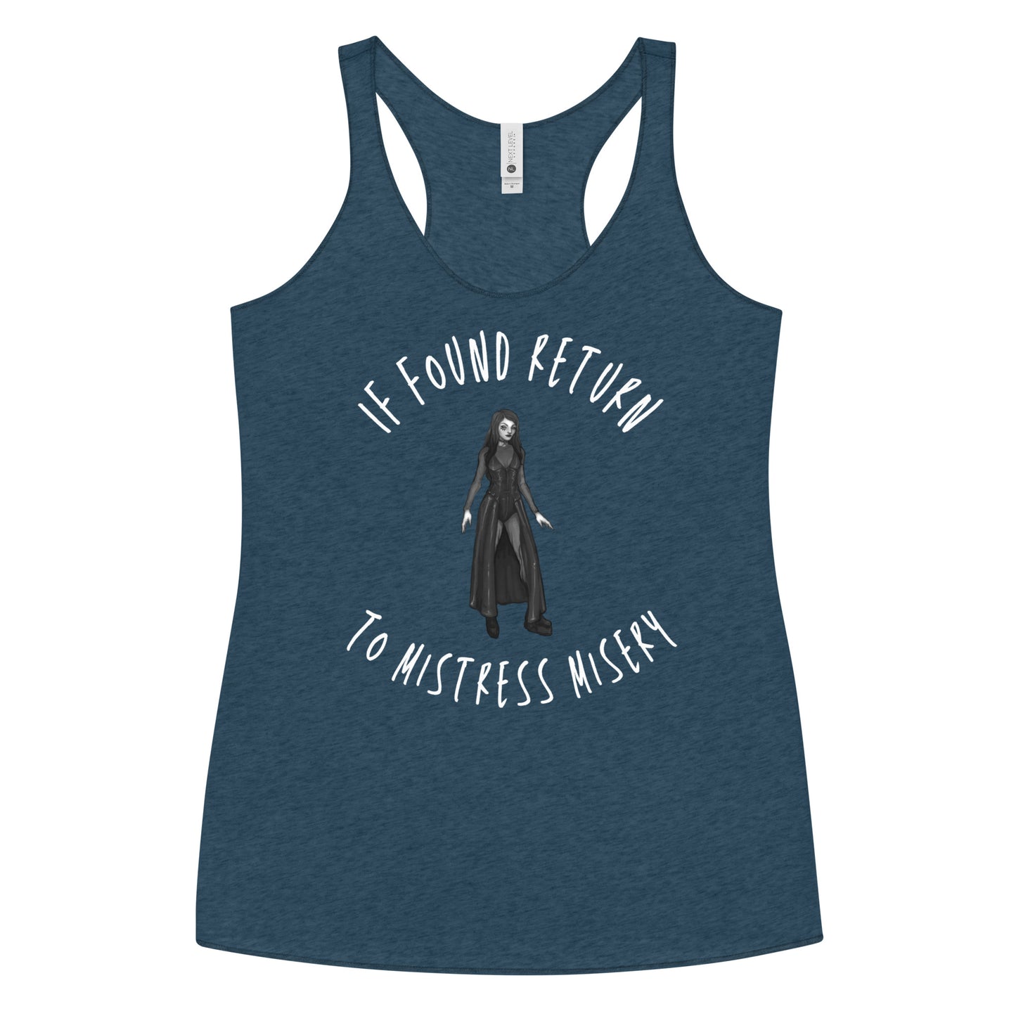 If Found Return to Mistress Misery Women's Racerback Tank