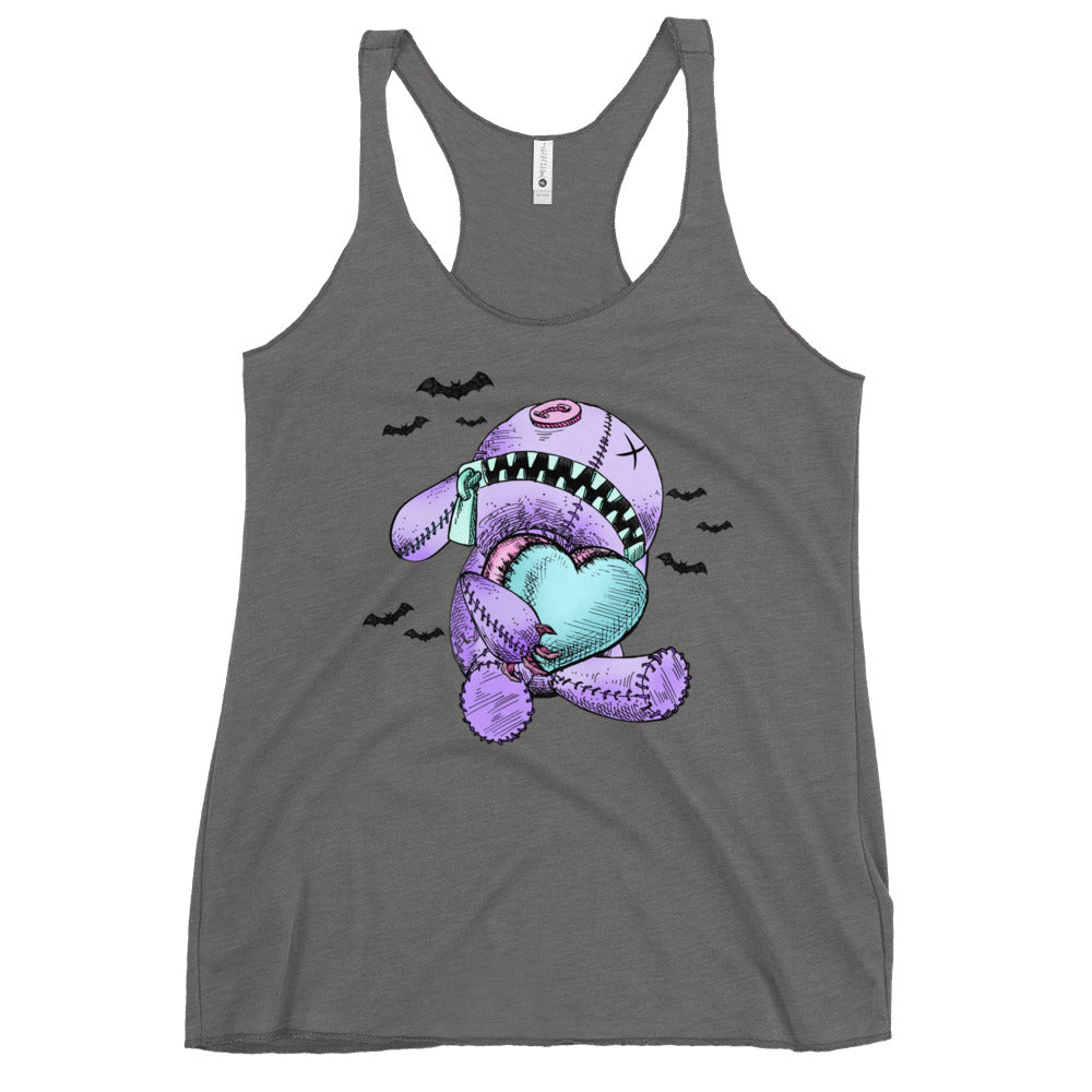 Pastel Goth Teddy Bunny Women's Racerback Tank