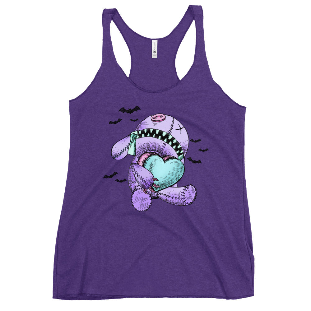 Pastel Goth Teddy Bunny Women's Racerback Tank