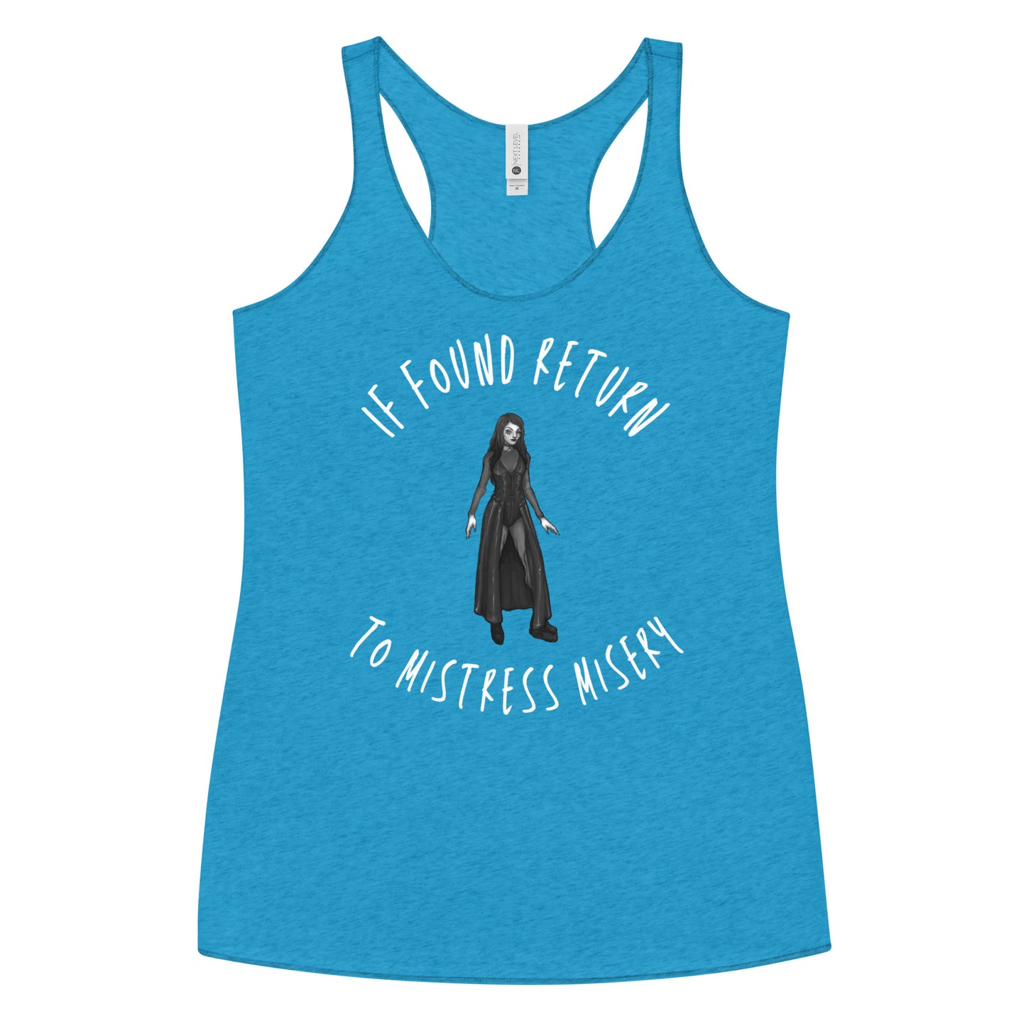 If Found Return to Mistress Misery Women's Racerback Tank
