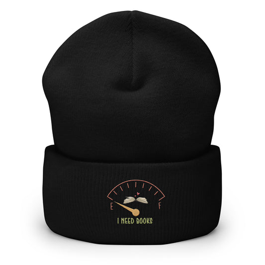 I need Books Cuffed Beanie