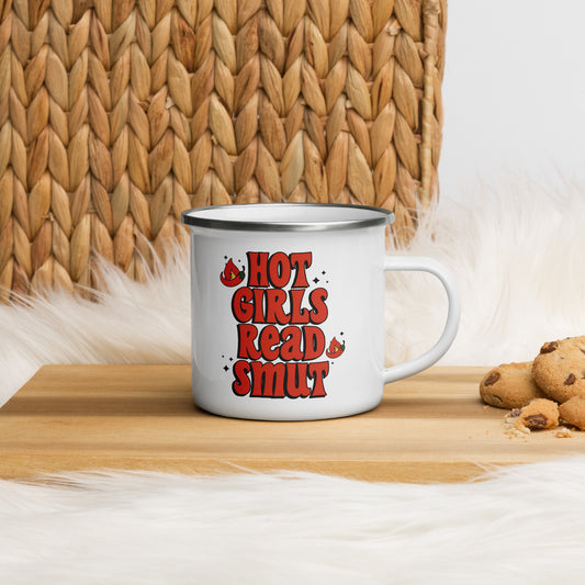 Read Smut Enamel Mug