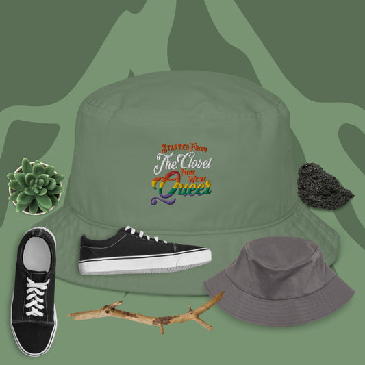 Straight of the Closet Organic bucket hat