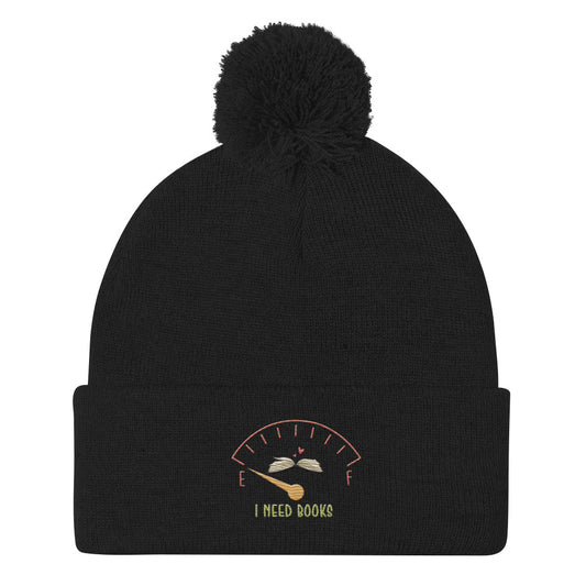 I need Books Pom-Pom Beanie